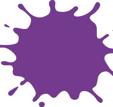 Purple Splat 2 - Openclipart