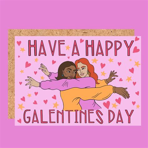 Happy GALENTINES Day Valentines Day Card - Etsy