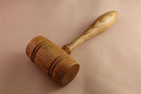 Vintage wooden mallet