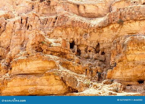 Wadi Qelt Or Nahal Prat, In Judaean Desert, Israel Royalty-Free Stock ...