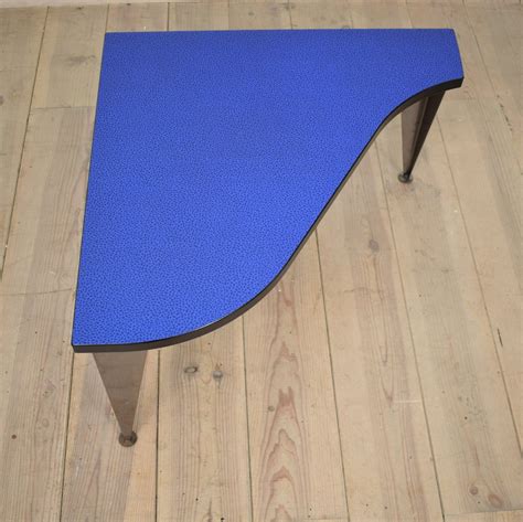 Postmodern Italian Blue, Silver, and Black Coffee Table, 1980s for sale ...