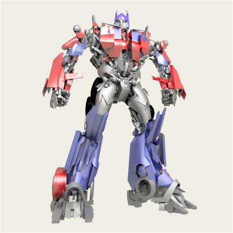 free optimus prime 3d model