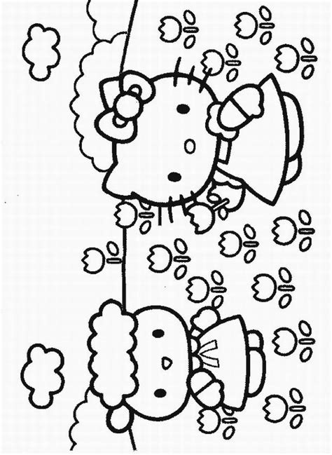 Free Printable Hello Kitty Coloring Pages - Coloring Home