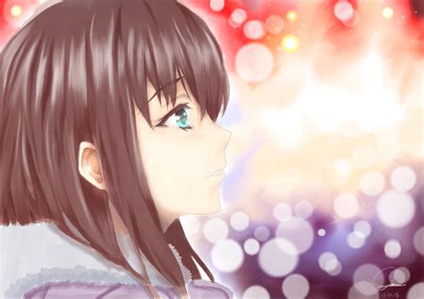 Natsuo Fujii, Hina Tachibana, 1080P, Domestic Girlfriend, Anime HD Wallpaper