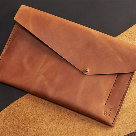 Tan Remarkable Leather Sleeve, Light Brown Remarkable 1 2 and Paper Pro Case, Men Sleeve ...