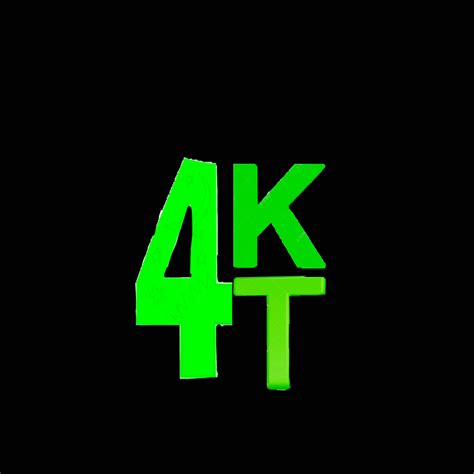 Download 4kt Logo On A Black Background Wallpaper | Wallpapers.com