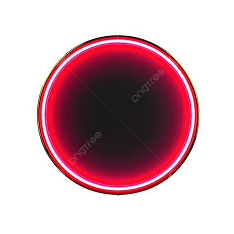Neon Red Circle Banner Neon Circle, Neon, Neon Sign, Shape PNG Transparent Image and Clipart for ...