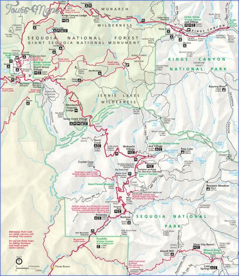 Hiking Trails Maps - ToursMaps.com