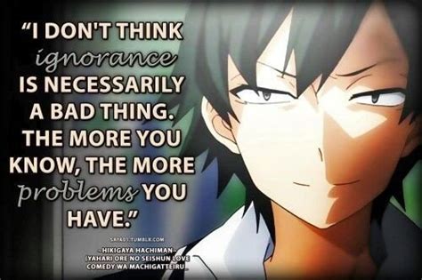 Anime Quotes ~ Hikigaya Hachiman | Quote amino Amino