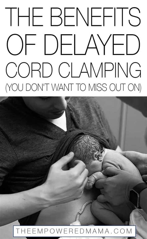 The Benefits of Delayed Cord Clamping You Don't Want To Miss Out On - The Empowered Mama