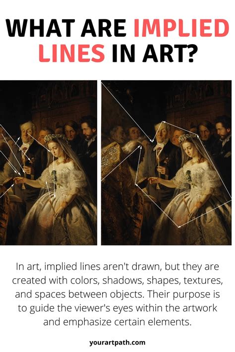 What Are Implied Lines in Art And How To Use Them (+Examples) - YourArtPath