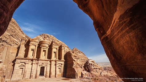 HD wallpaper: Ad Deir (The Monastery), Petra, Jordan, Architecture ...