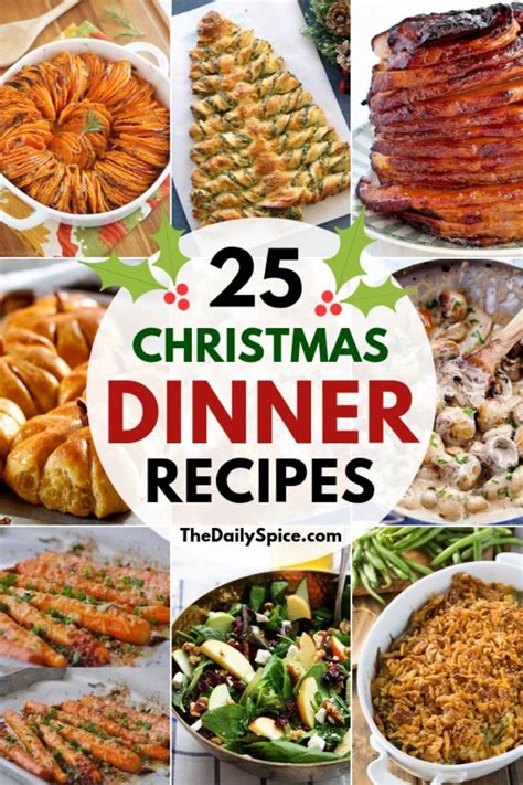 25 Delicious Christmas Dinner Recipes: Dinner Ideas - The Daily Spice ...