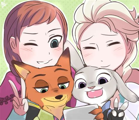 Frozen and Zootopia. | Principesse disney, Zootropolis, Disney