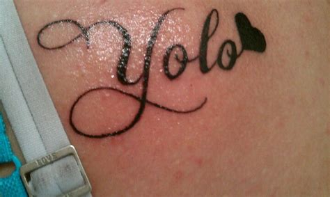 My yolo tattoo | Tattoos, Tattoos and piercings, Infinity tattoo