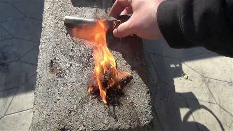 Fire Making Tool Review : "Easy Fire Starter" Survival Tool - YouTube