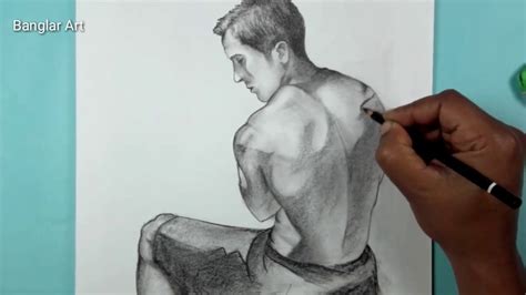 How do you draw the human body || Easy pencil sketch - YouTube