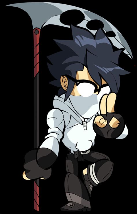 Stealthy Stylish Jiro + B&W Character Select [Brawlhalla] [Mods]