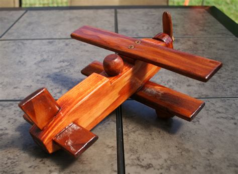 Rustic Wood Vintage Airplane 2 - MICHAEL HECHT DESIGN