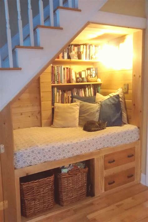 Reading Nook Under Stairs Staircase Ideas Nook Reading Stairs Reideas | Under stairs nook, Stair ...