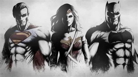 Superman Wonder Woman Batman Fan Art 4K Wallpapers | HD Wallpapers | ID #21550