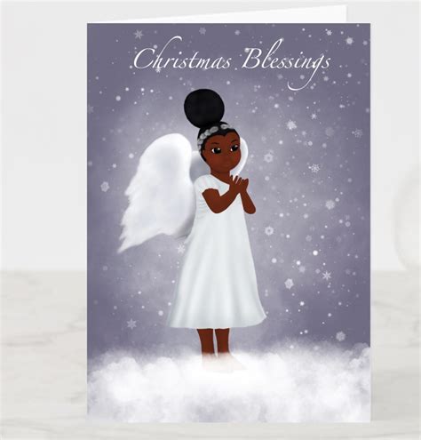 African American Religious Christmas Card - Black and Beautiful Shop