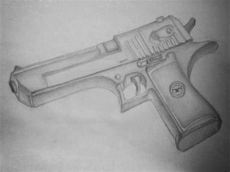 Badly shaded Deagle | Drawing Club #3