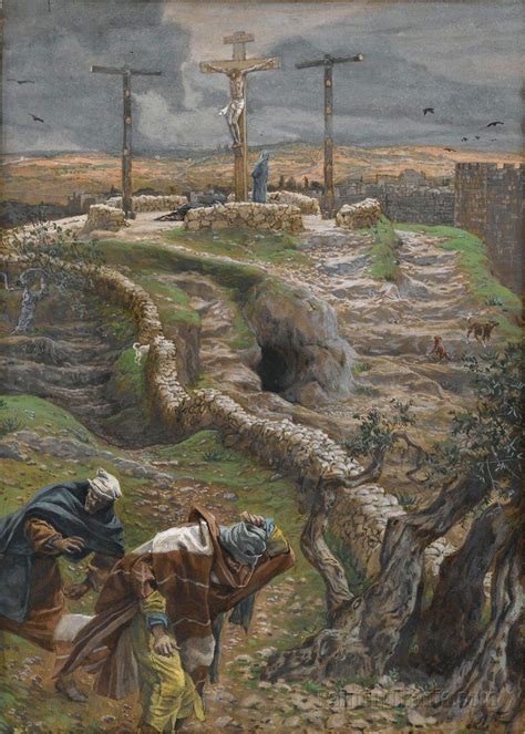 Jesus Alone on the Cross - James Tissot Paintings