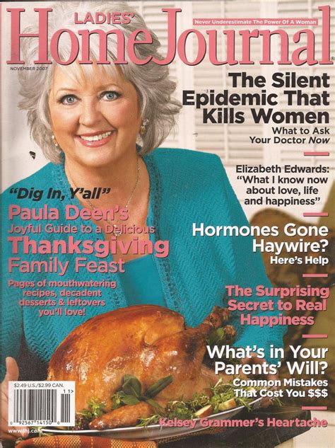 Ladies Home Journal Magazine Cover with Paula Deen