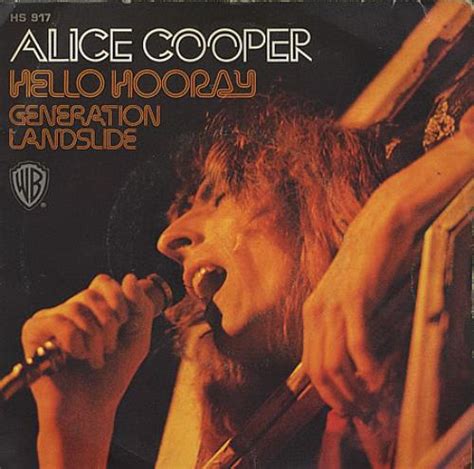 Alice Cooper Hello Hooray Spanish 7" vinyl single (7 inch record / 45) (391080)