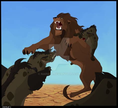 N`uara VS Hyenas by NarvAa on DeviantArt | Lion king art, Lion king fan art, Lion king