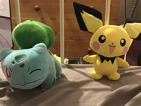 A Bulbasaur Plush, And A Pichu Plush by BenTheFox1996 on DeviantArt