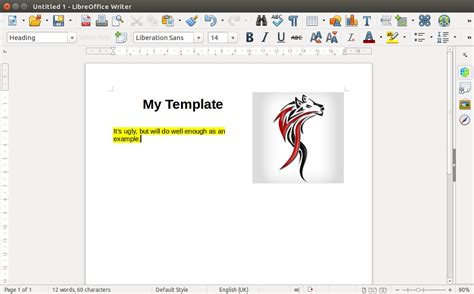 LibreOffice Writer default template - Ask Ubuntu