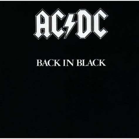 AC/DC: Back in Black | Acdc, Rock album covers, Acdc album covers