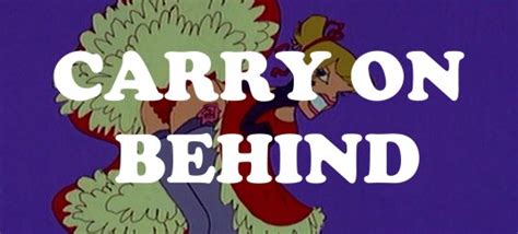 Carry On Blogging!: Carry On Behind: A Guilty Pleasure