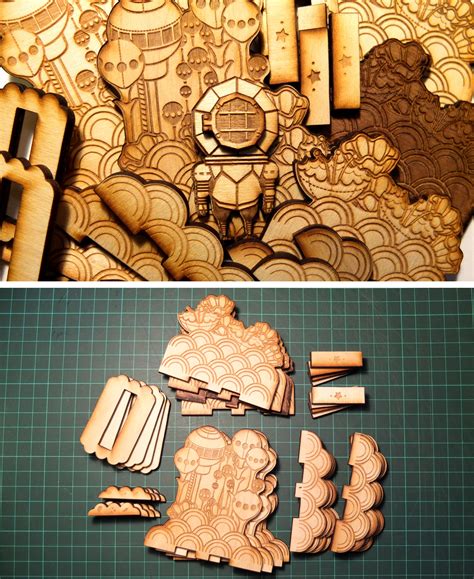 Laser Cut Projects | Vol 1 on Behance