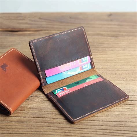 Leather ID Holder + Wallet - santajoaquinabcn.com