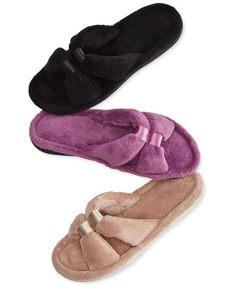 Isotoner Signature Women's Micro Terry X-Slide Slippers & Reviews ...