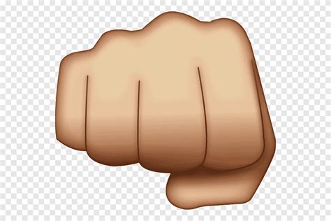 Raised fist Emoji Fist bump Punch, Emoji, angle, hand png | PNGEgg