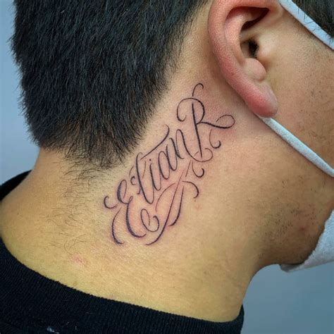 10+ Name Tattoo On Neck Ideas That Will Blow Your Mind!