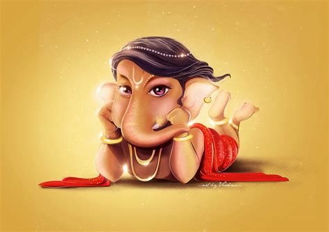 Animated Ganesha HD wallpaper | Wallpaper Flare