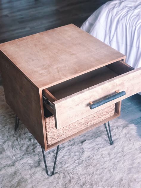 DIY Modern Nightstand