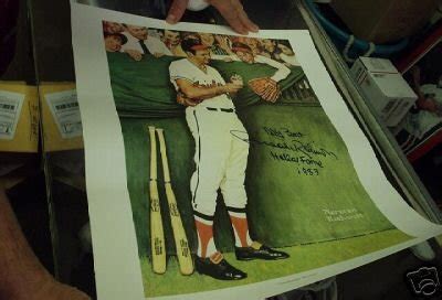 Brooks Robinson autographed Norman Rockwell Lithograph | #31849709