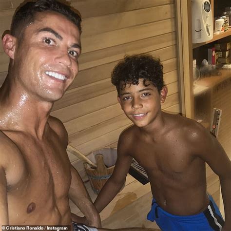 Cristiano Ronaldo shares a sweet selfie with son Cristiano Jr., 11 ...