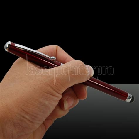 4-in-1 Multi-functional Red Light Laser Pointer (Touch Pen + Ball Point Pen + LED + Laser ...