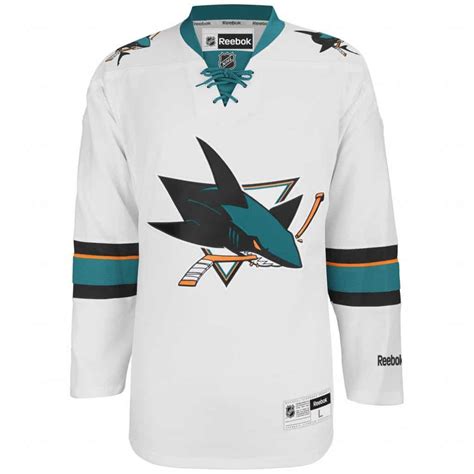 San Jose Sharks Adult Reebok Premier Road Jersey - Detroit Game Gear