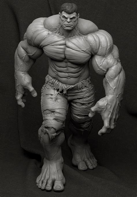 Hulk - Collectible Statue - ZBrushCentral