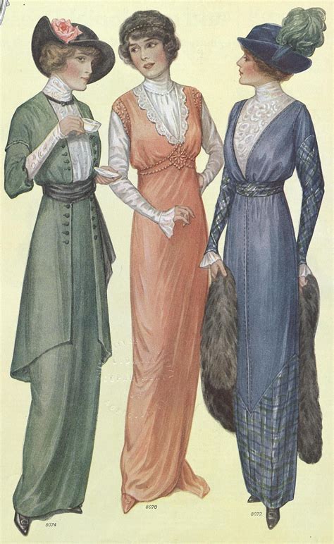 1914 Dresses | A Hundred Years Ago | Edwardian clothing, 1910s fashion ...