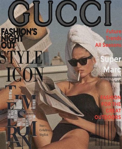 Gucci aesthetic||Magazine cover/Gucci aesthetic||Capa de revista Edit | Magazine cover, Gucci ...