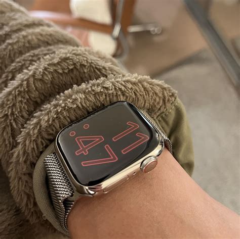 Milanese Loop on Stainless Steel Series 7 : r/AppleWatch